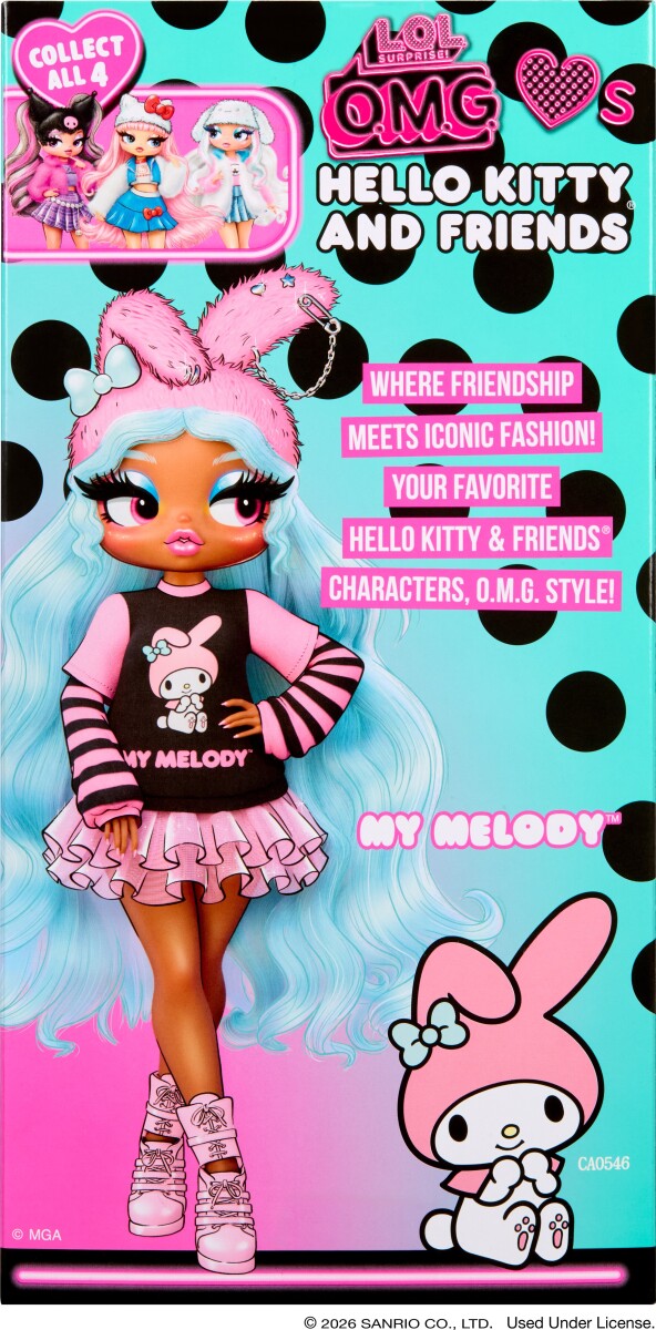 Lol - Surprise Omg Hello Kitty Fashiondukke - My Melody