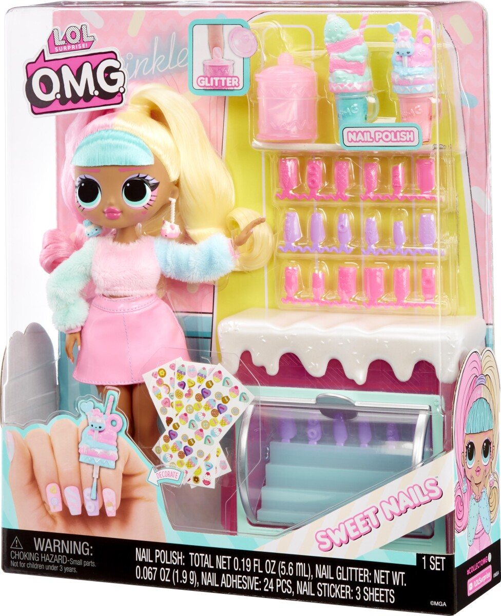 L.o.l. Surprise - Omg Sweet Nails - Candylicious Sprinkles Shop | Se tilbud og køb på Gucca.dk