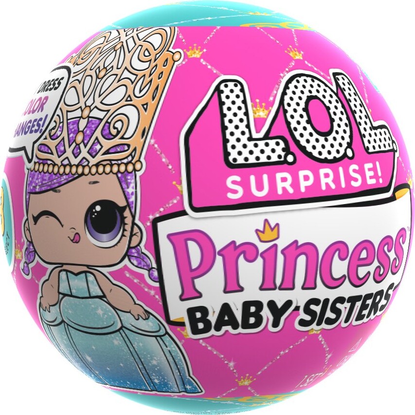 Lol Surprise - Prinsesse Baby Sisters - Flere Varianter I Pdq