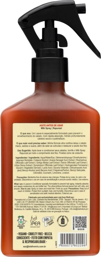 Lola From Rio Rapunzel - Milk Leave-In Spray 250Ml