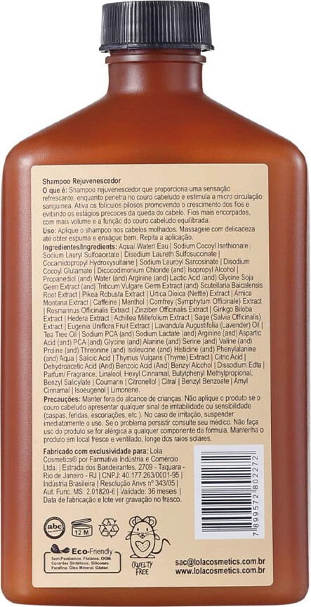 Lola From Rio - Rapunzel Rejuvenating Shampoo 250Ml