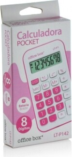 Lommeregner Pocket Rosa 11 8 X 7 Cm