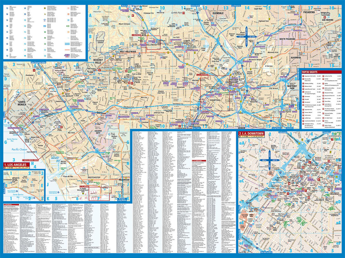 Los Angeles - Borch Maps