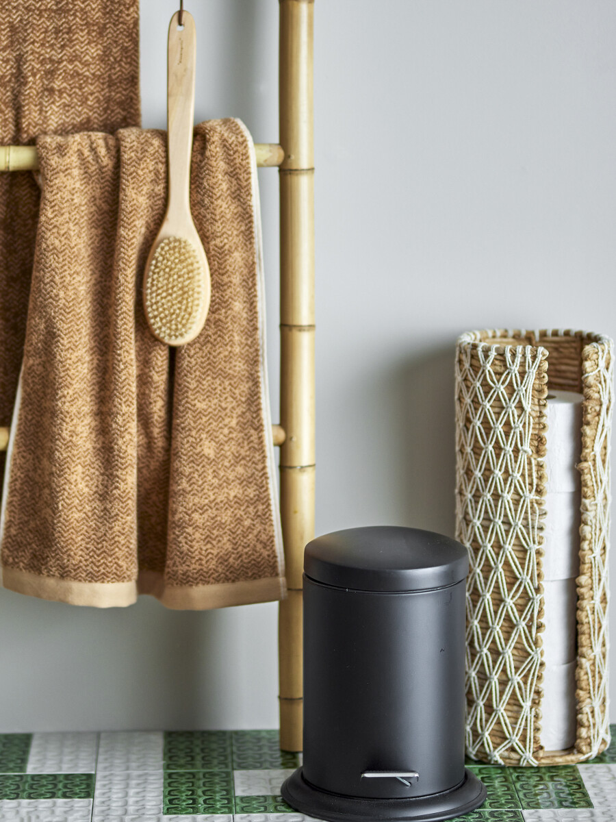 Bloomingville - Loupi Pedalspand - Sort - Rustfri Stål Metal