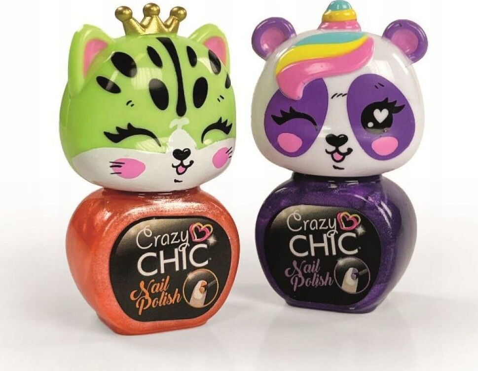 Clementoni - Crazy Chic - Neglelak Til Børn - Lovely - 2 Farver