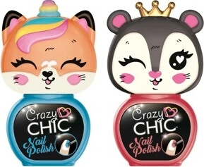 Clementoni - Crazy Chic - Neglelak Til Børn - Lovely - 2 Farver
