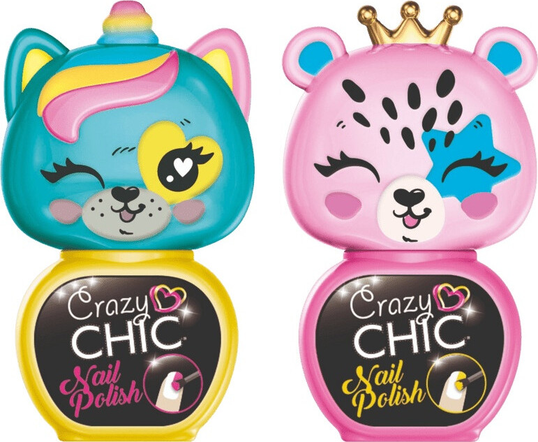 Clementoni - Crazy Chic - Neglelak Til Børn - Lovely - 2 Farver