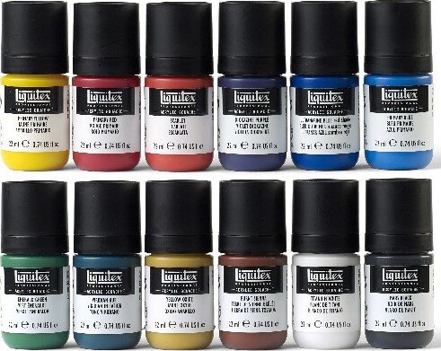 Liquitex - Gouache Akrylmaling Sæt - Essentials - 12X22 Ml