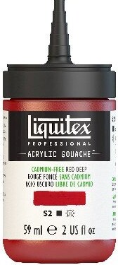 Liquitex - Gouache Akrylmaling - Cadmium Free Red Deep 59 Ml