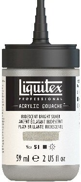 Liquitex - Gouache Akrylmaling - Iridescent Bright Silver 59 Ml