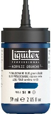 Liquitex - Gouache Akrylmaling - Phthalocyanine Blue - Green Shade 59 Ml