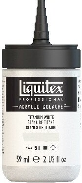 Liquitex - Gouache Akrylmaling - Titanium White 59 Ml