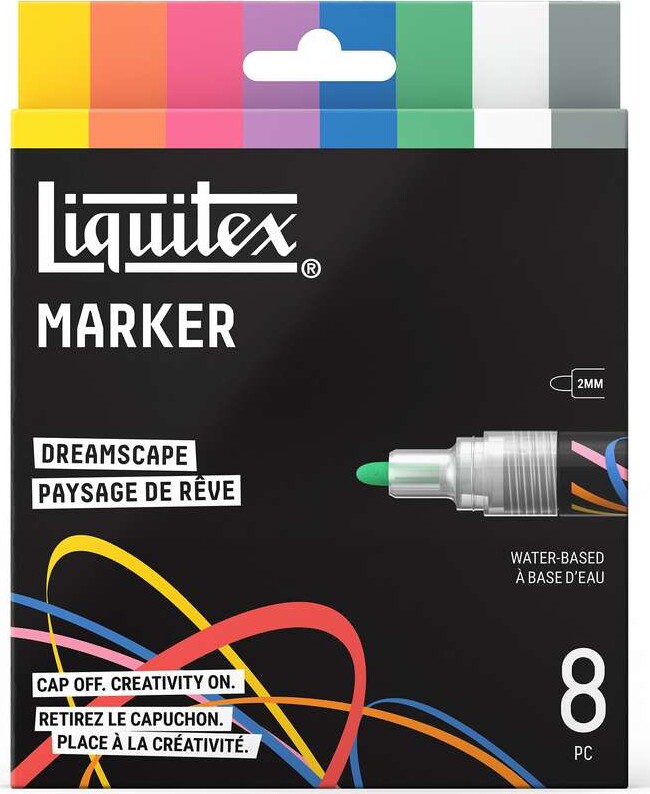 Liquitex - Dreamscape Marker Set - 2 Mm - 8 Stk