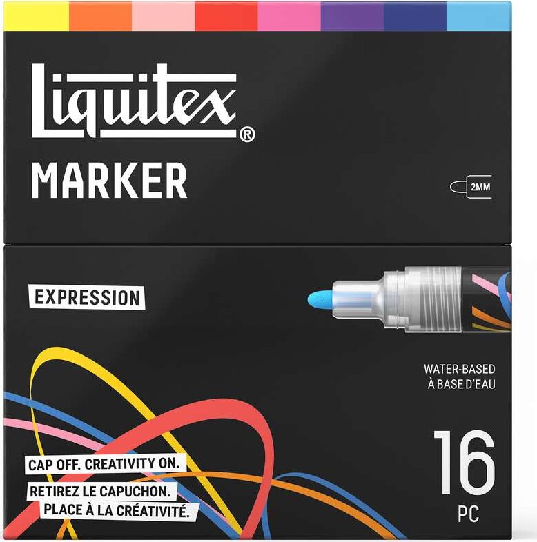 Liquitex - Expression Marker Set - 2 Mm - 16 Stk