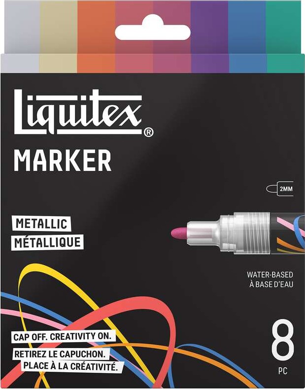 Liquitex - Metallic Marker Set - 2 Mm - 8 Stk