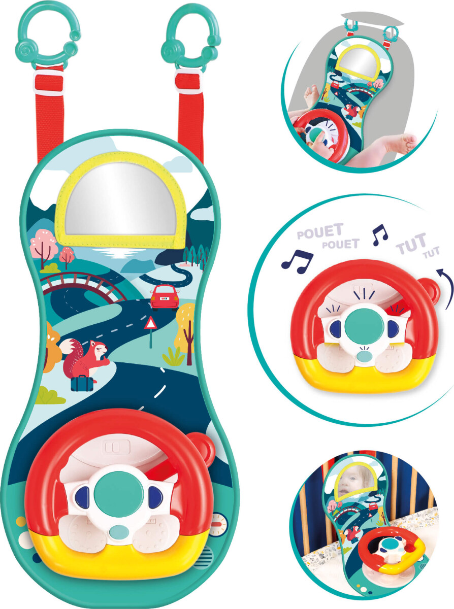 Legetøjsrat Til Bilen - Med Lyd Og Lys - Ludi