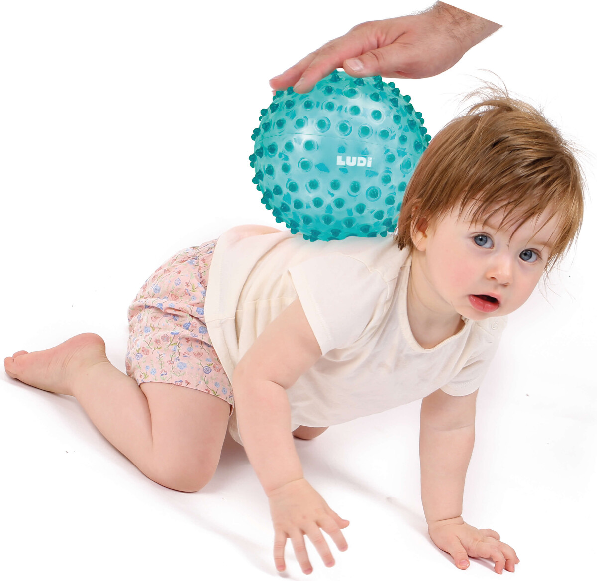 Ludi - Sansebold Til Børn - Blå - Ø 20 Cm