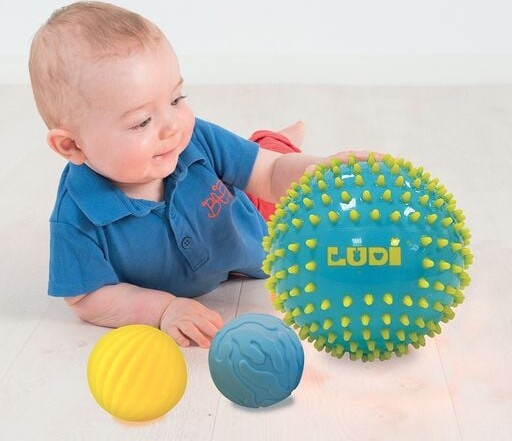 Ludi - Sansebolde Sæt Til Børn - Blå