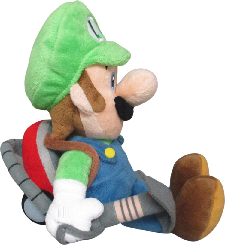 Luigi Bamse - Luigi S Mansion - Luigi With Poltergust - 25 Cm