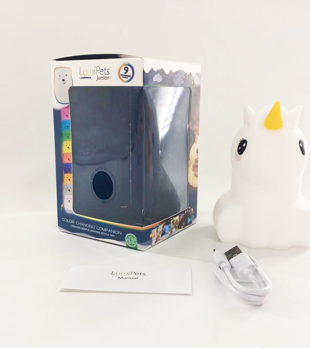 Lumipets Junior Natlampe - Enhjørning