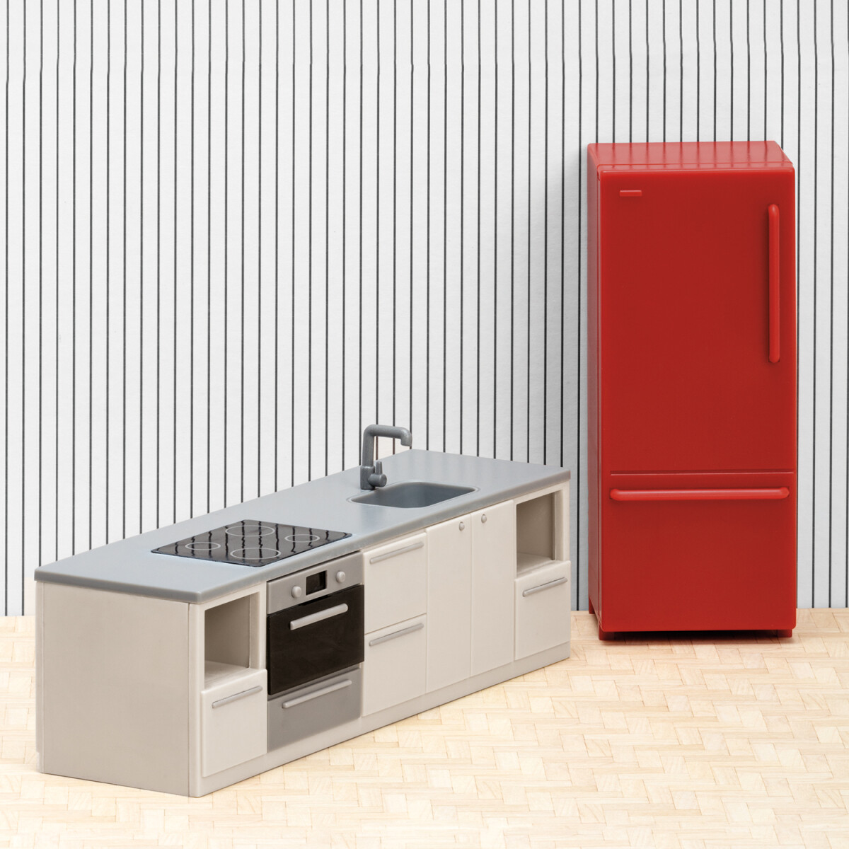 Lundby - Basic Dukke Køkken Sæt - 18026