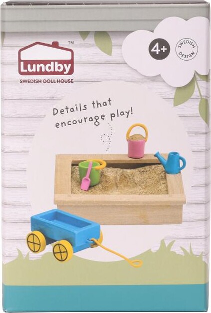 Lundby - Dukke Sandkasse Og Legetøj Sæt - 18294
