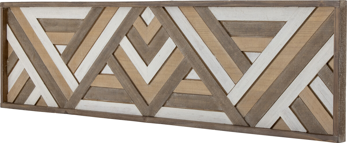 Creative Collection - Lunna Vægdekoration I Træ - Brun - Mdf