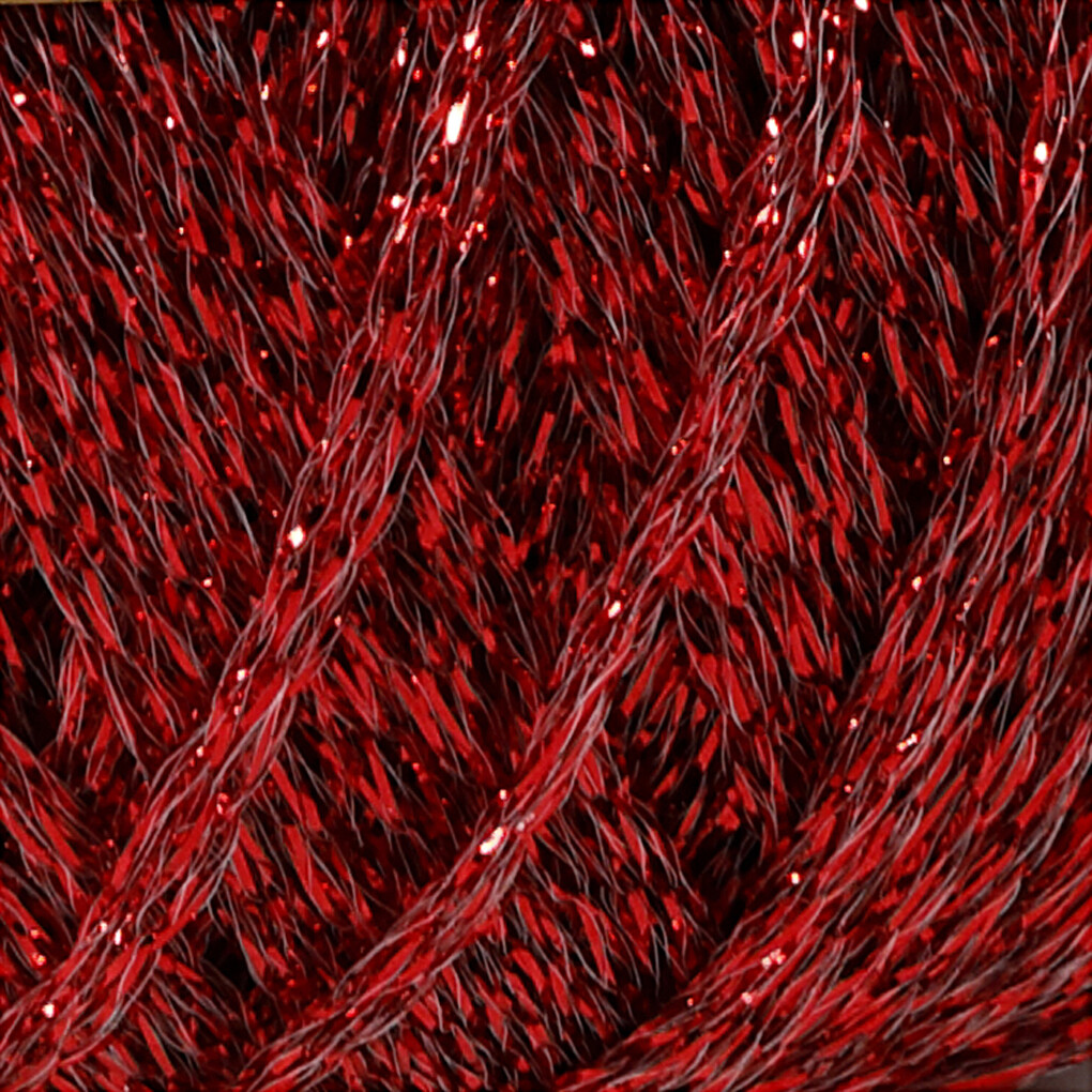 Lurex Garn - L 160 M - Rød - 25 G