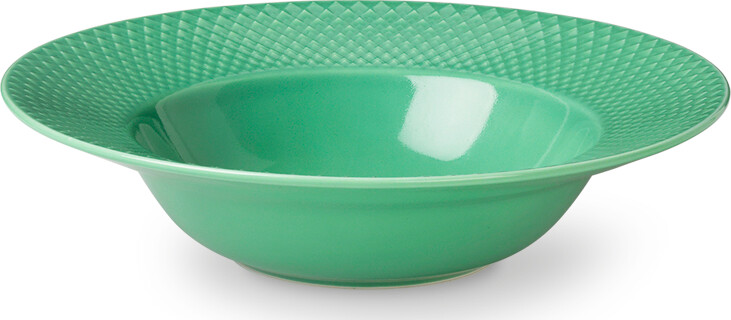 Lyngby Porcelæn - Rhombe Color Dybtallerken 24 5 Cm - Grøn