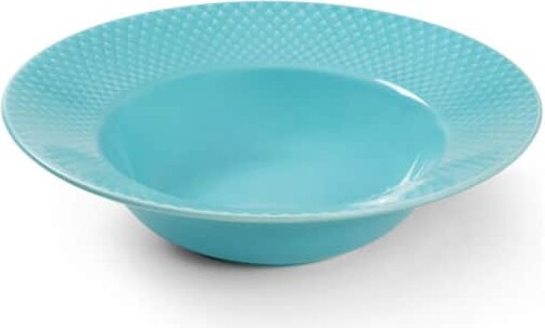 Lyngby Porcelæn - Rhombe Color Dybtallerken 24 5 Cm - Turkis