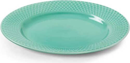 Lyngby Porcelæn - Rhombe Color Frokosttallerken 21 Cm - Aqua