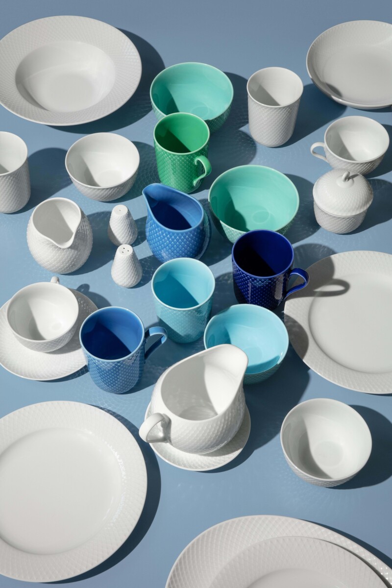 Lyngby Porcelæn - Rhombe Color Krus Med Hank - 33 Cl - Blå