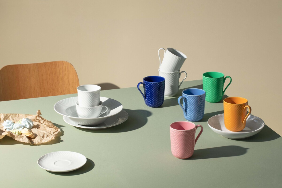 Lyngby Porcelæn - Rhombe Color Krus Med Hank - 33 Cl - Rosa