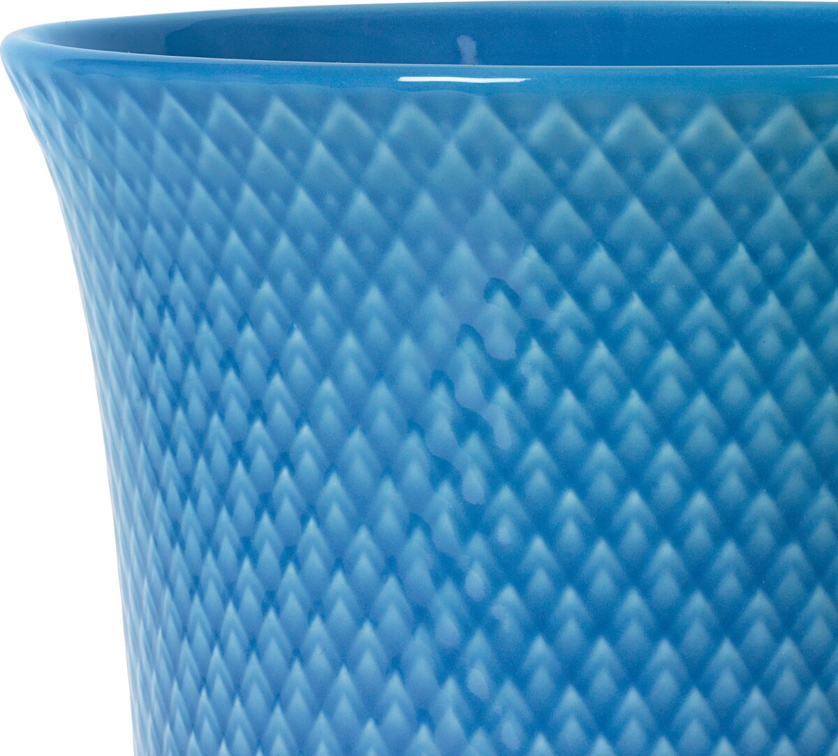 Lyngby Porcelæn - Rhombe Color Porcelænsvase 20 Cm - Blå