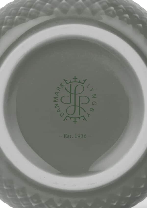 Lyngby Porcelæn - Rhombe Earth Krus Med Hank 39 Cl - Moss