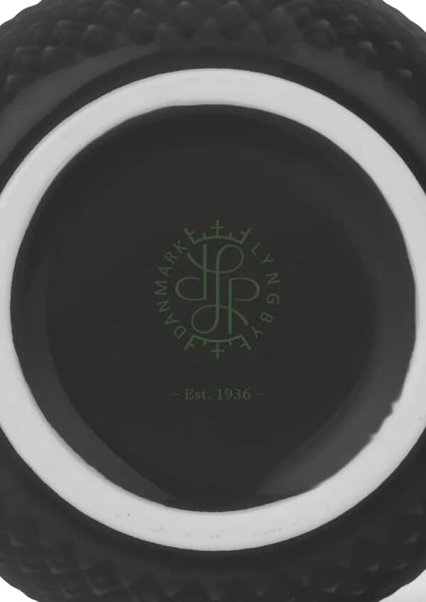 Lyngby Porcelæn - Rhombe Earth Krus Med Hank 39 Cl - Slate