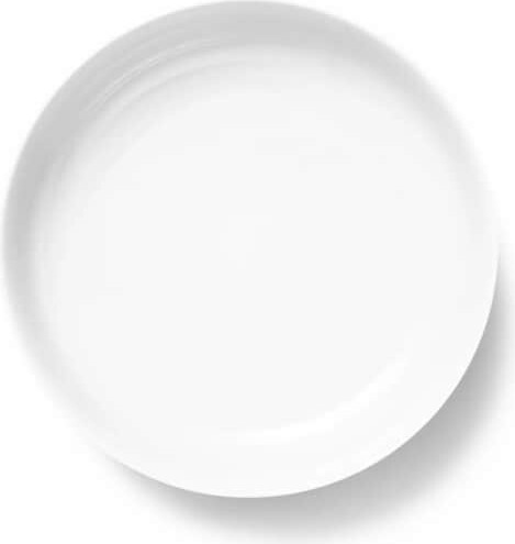 Lyngby Porcelæn - Rhombe Hvid Serveringsskål - 28 5 Cm