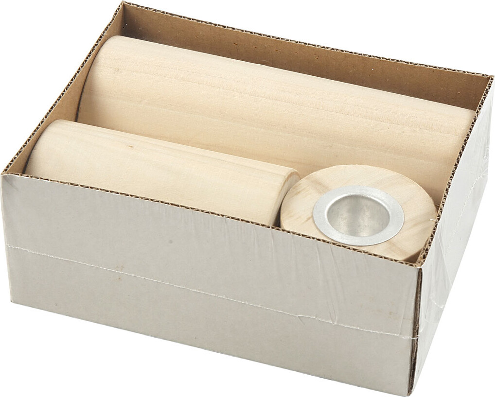 Lysestager - H 14 5 9 6 5 Cm - Hulstr 2 3 Cm - 3 Stk