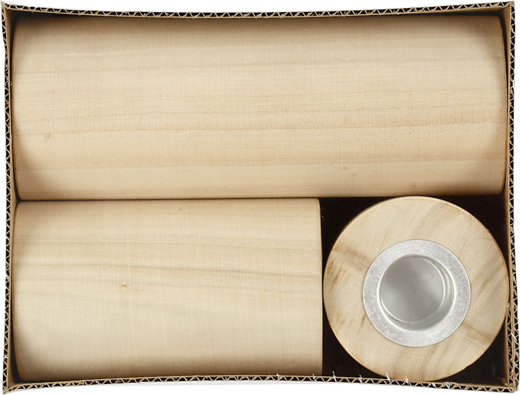 Lysestager - H 14 5 9 6 5 Cm - Hulstr 2 3 Cm - 3 Stk