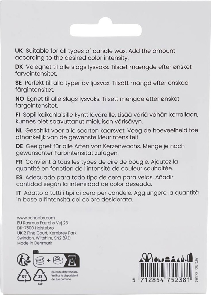 Lysfarve - Lys Grå - 5 G