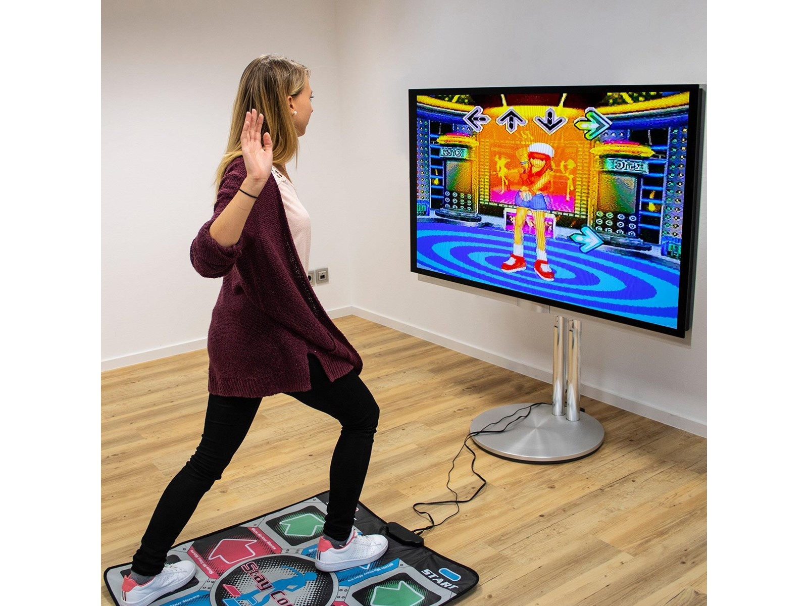 Mad Monkey - Retro Dance Mat - Dansemåtte Med 110 Sange