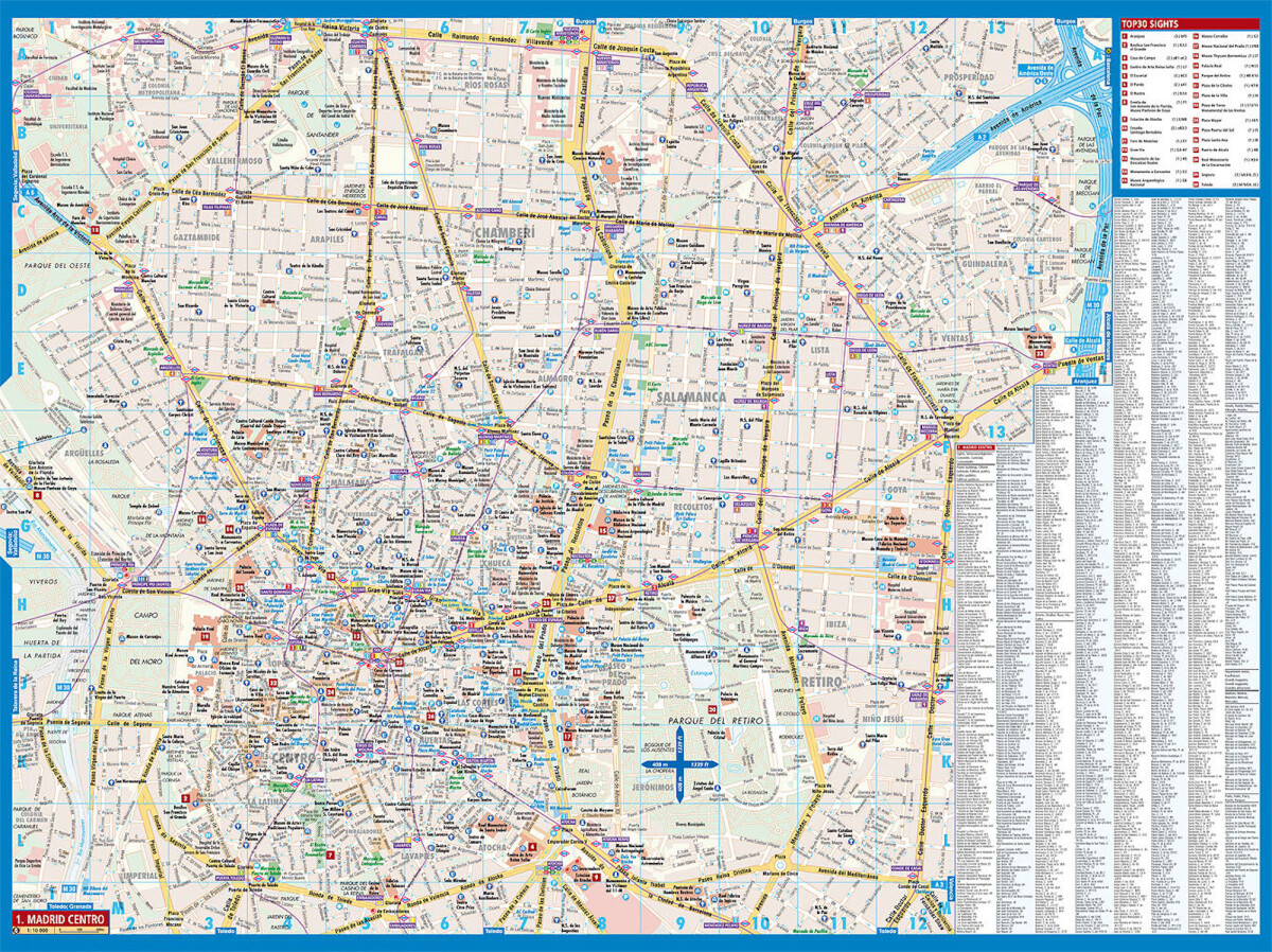 Madrid - Borch Maps