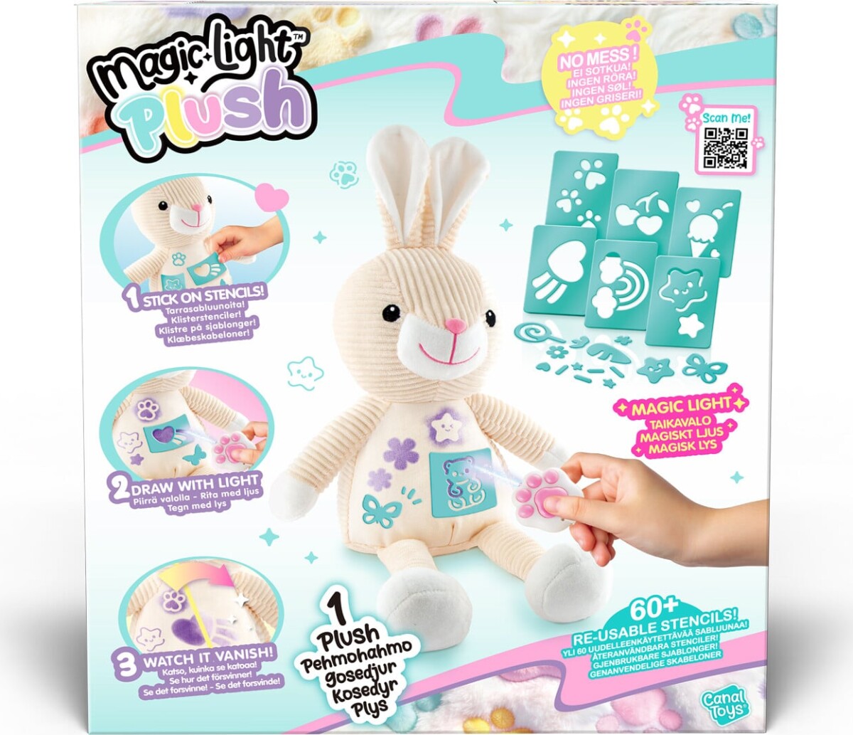 Magic Light Plush Kids Rabbit 26089