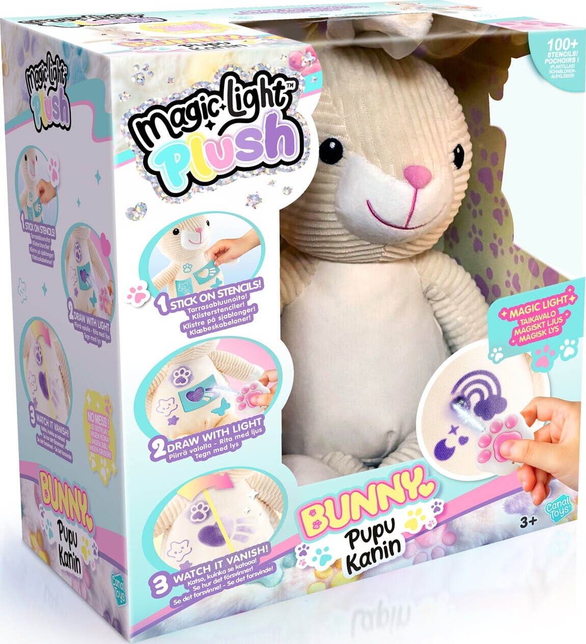 Magic Light Plush Kids Rabbit 26089