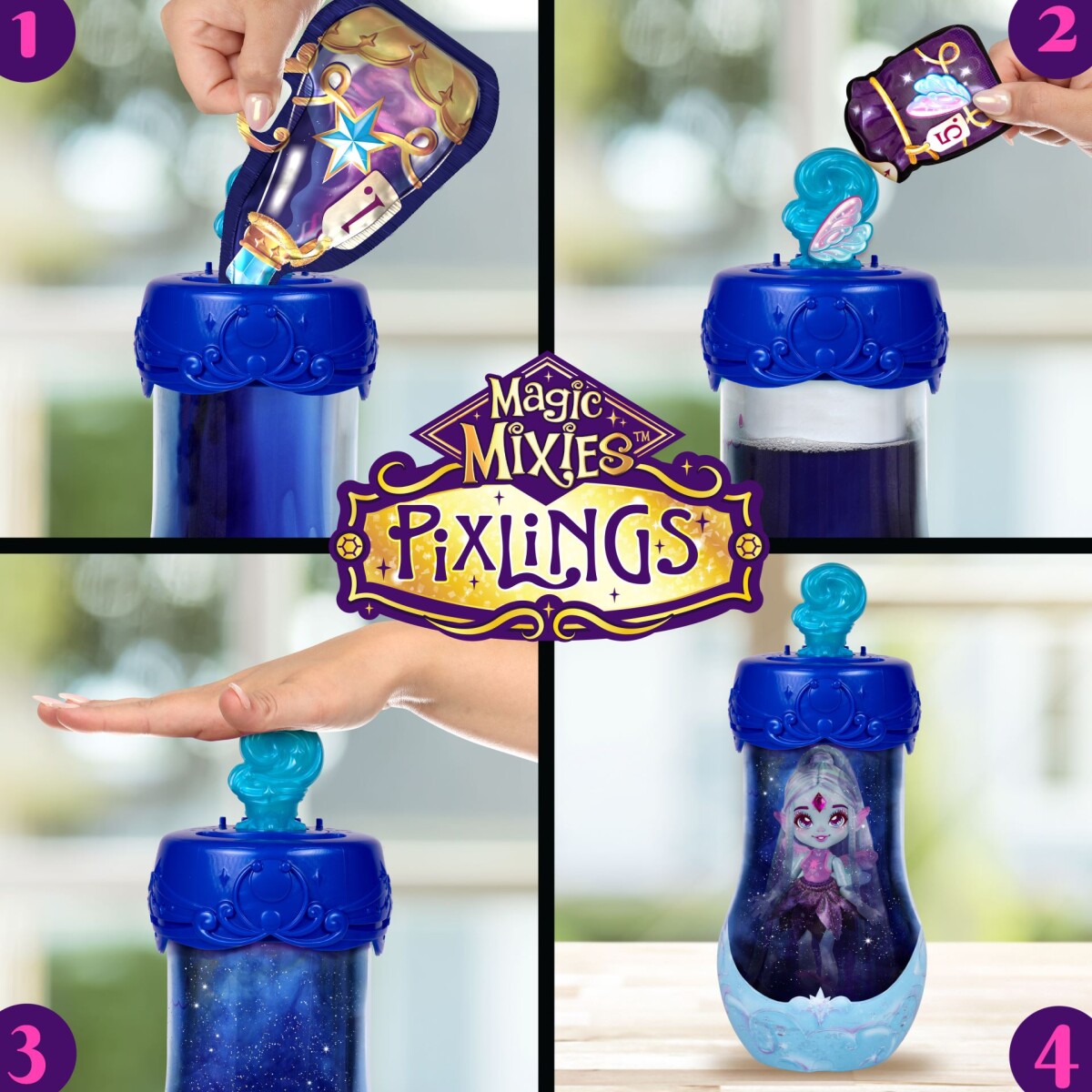 Magic Mixies - Pixling Galakse Dukke Flyt