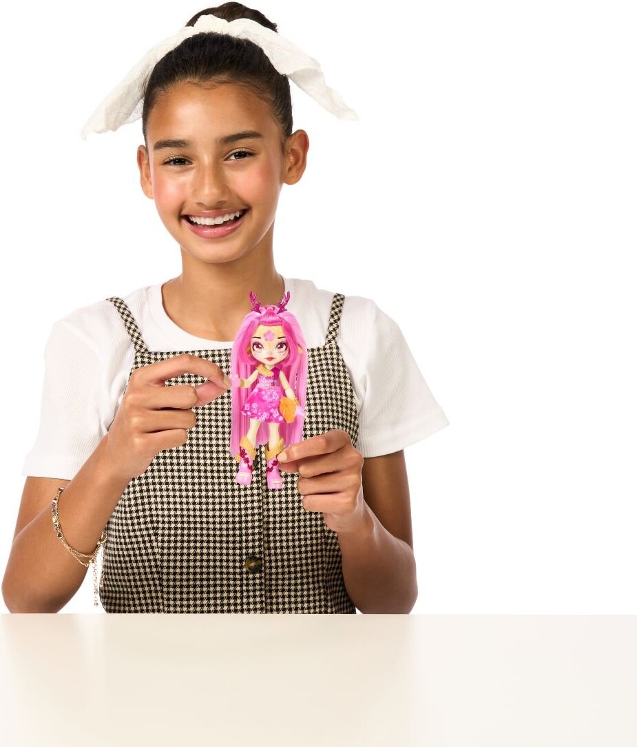 Magic Mixies - Pixlings Dukke - Deerlee - Pink - Series 1