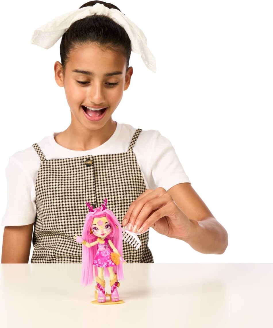 Magic Mixies - Pixlings Dukke - Deerlee - Pink - Series 1