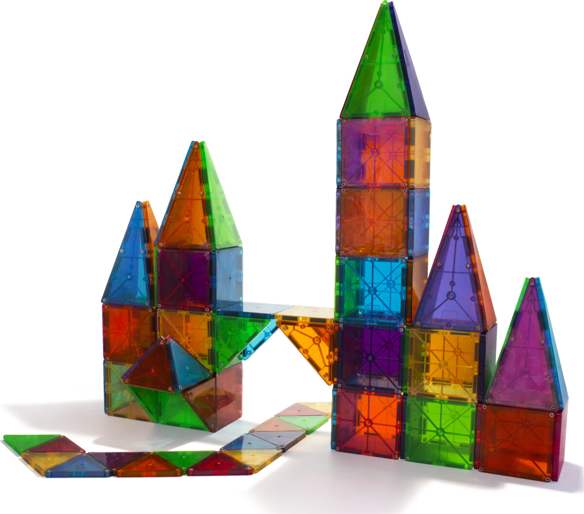 Magna-Tiles - Magnetsæt - Clear - 100 Dele