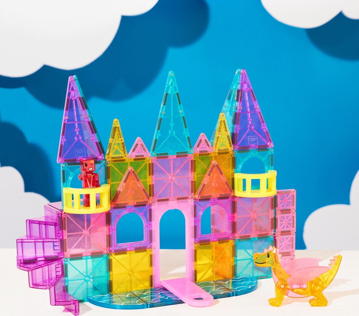 Magna-Tiles - Castle Dlx Micromags - Deluxe Slot - 48 Dele