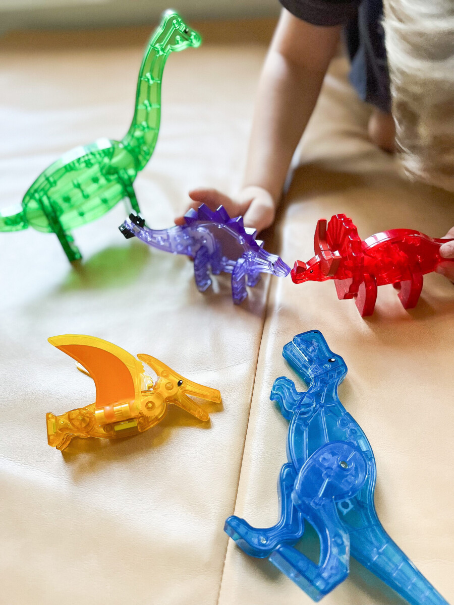 Magna-Tiles - Dinosaur Magnetsæt - 5 Dele